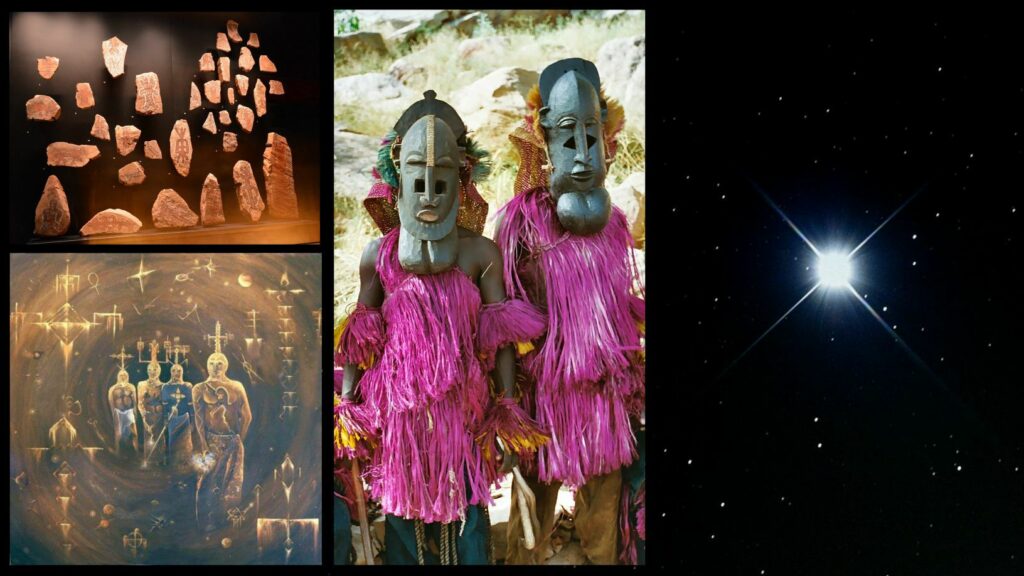 How did the African tribe Dogon know about Sirius' invisible companion star? 1