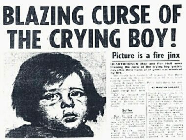 Den flammande förbannelsen från "Crying Boy" -målningarna! 8