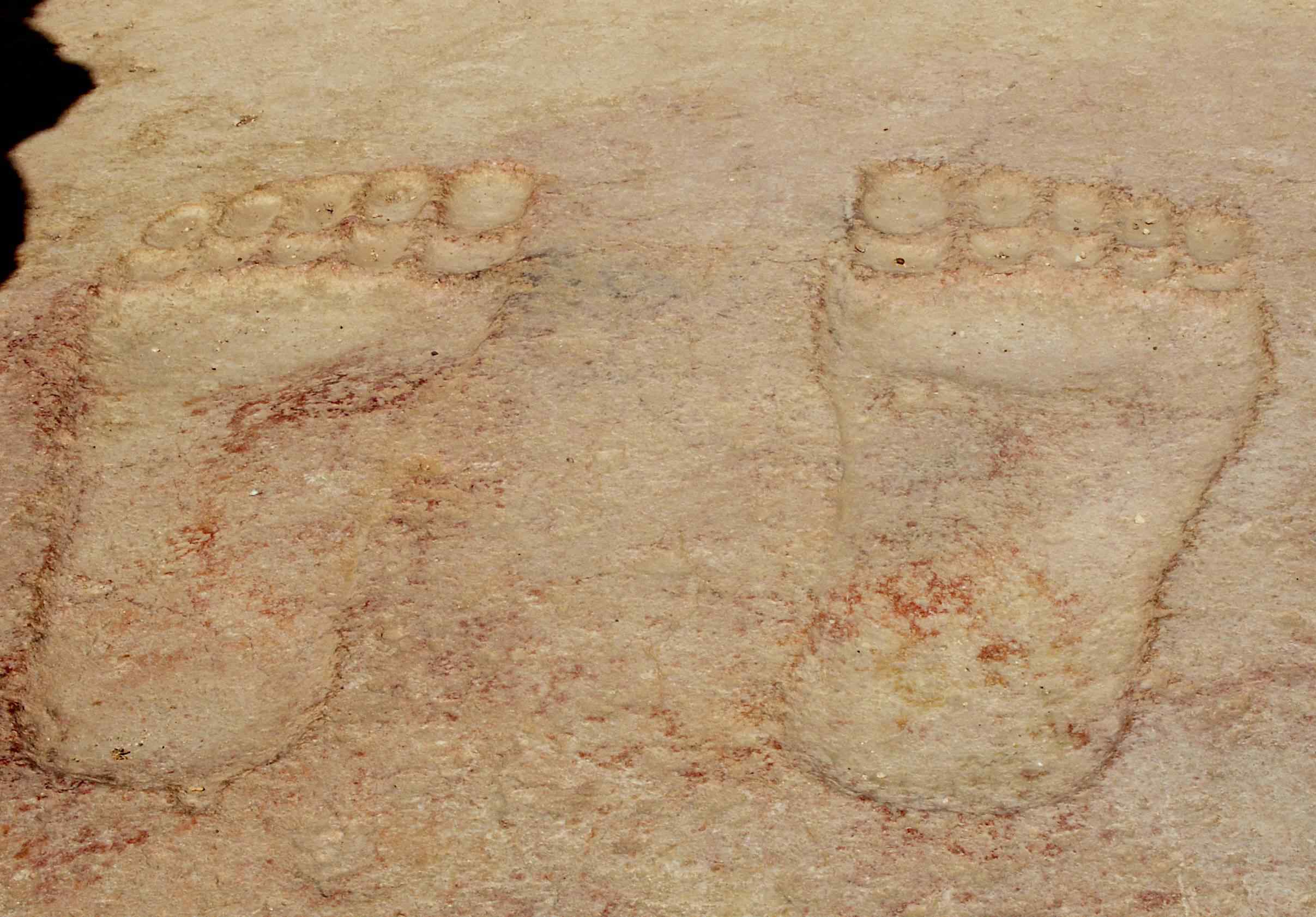 Giant footprints in the Ain Dara temple, Aleppo, Syria. © Image Credit: Sergey Mayorov | Licenced from DreamsTime Stock Photos (ID:108806046)