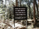aokigahara suicide forest signboard