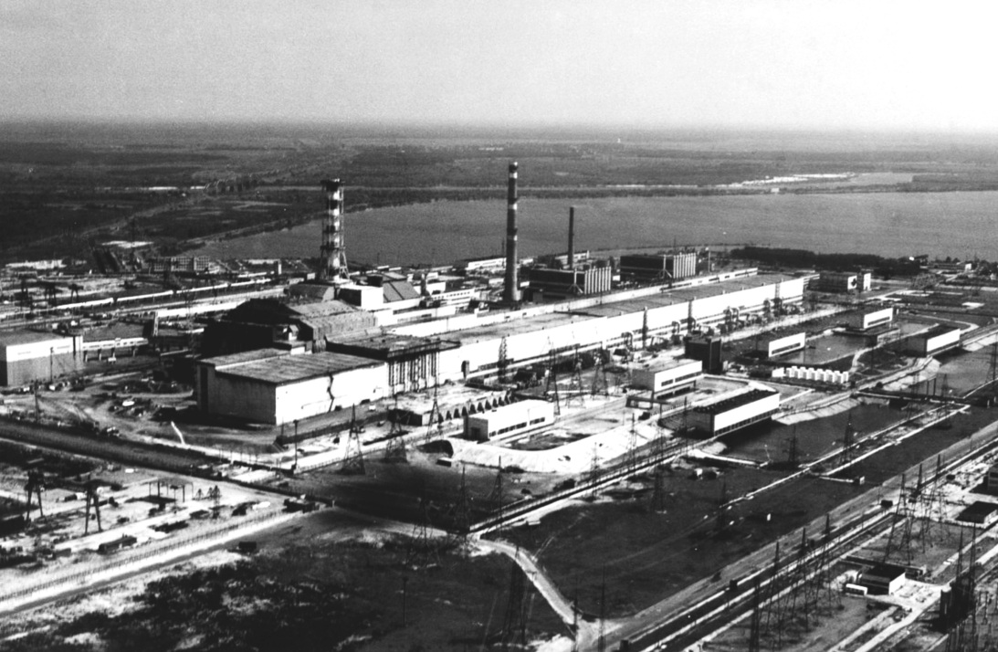 Immagine del disastro di Chernobyl.