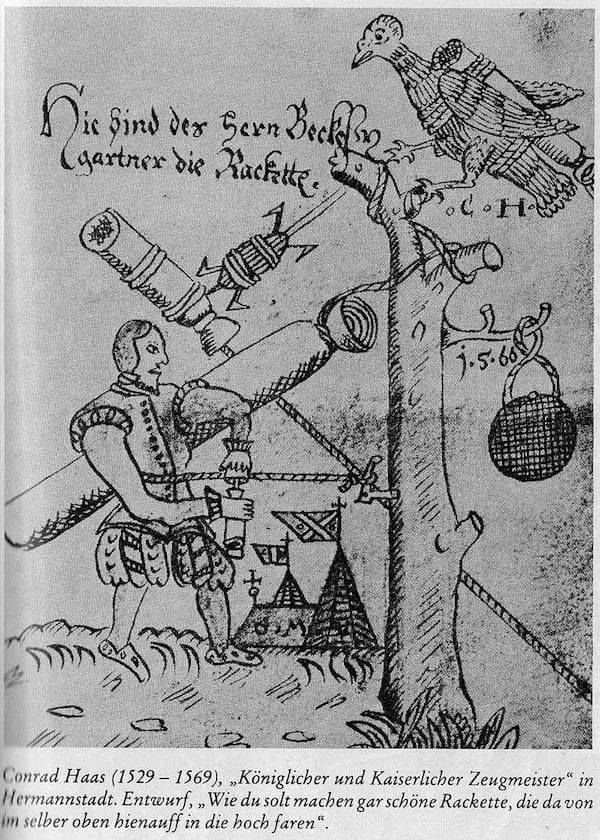 O Manuscrito de Sibiu: Um livro do século XVI descreveu com precisão os foguetes de vários estágios! 16