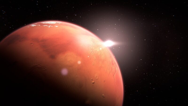 E mysteriéise "Wackel" beweegt d'Pole vum Mars 1