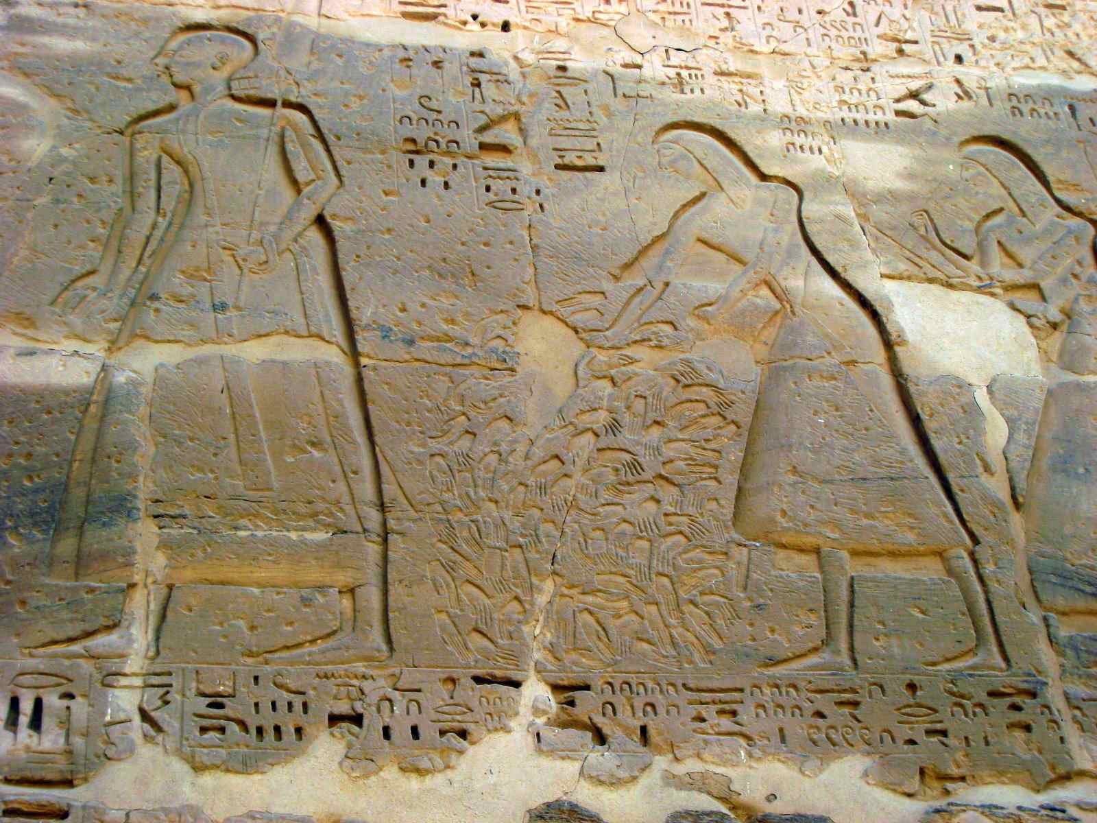 Ramesses III បានសុំឱ្យកងទ័ពរបស់គាត់ប្រគល់ដៃរបស់ទាហានសត្រូវ