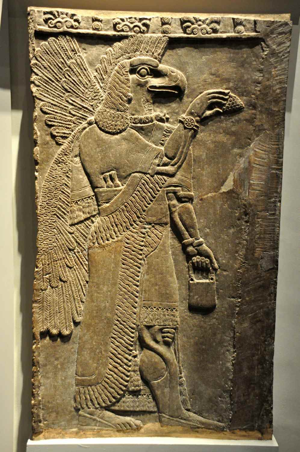 eagle-headed and winged man