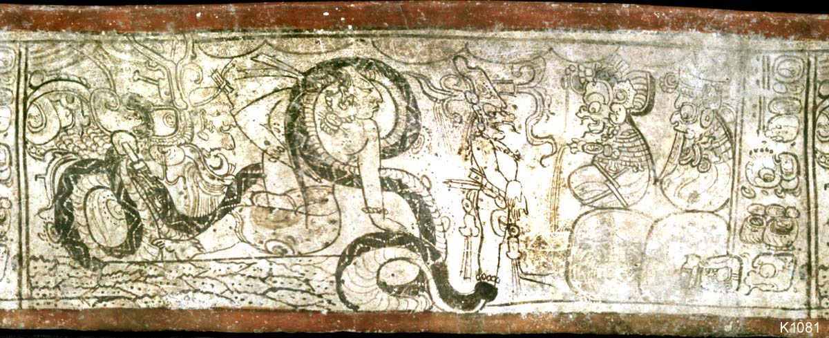 Vaso Maya con l'immagine di Xibalbá.  © Wikimedia Commons
