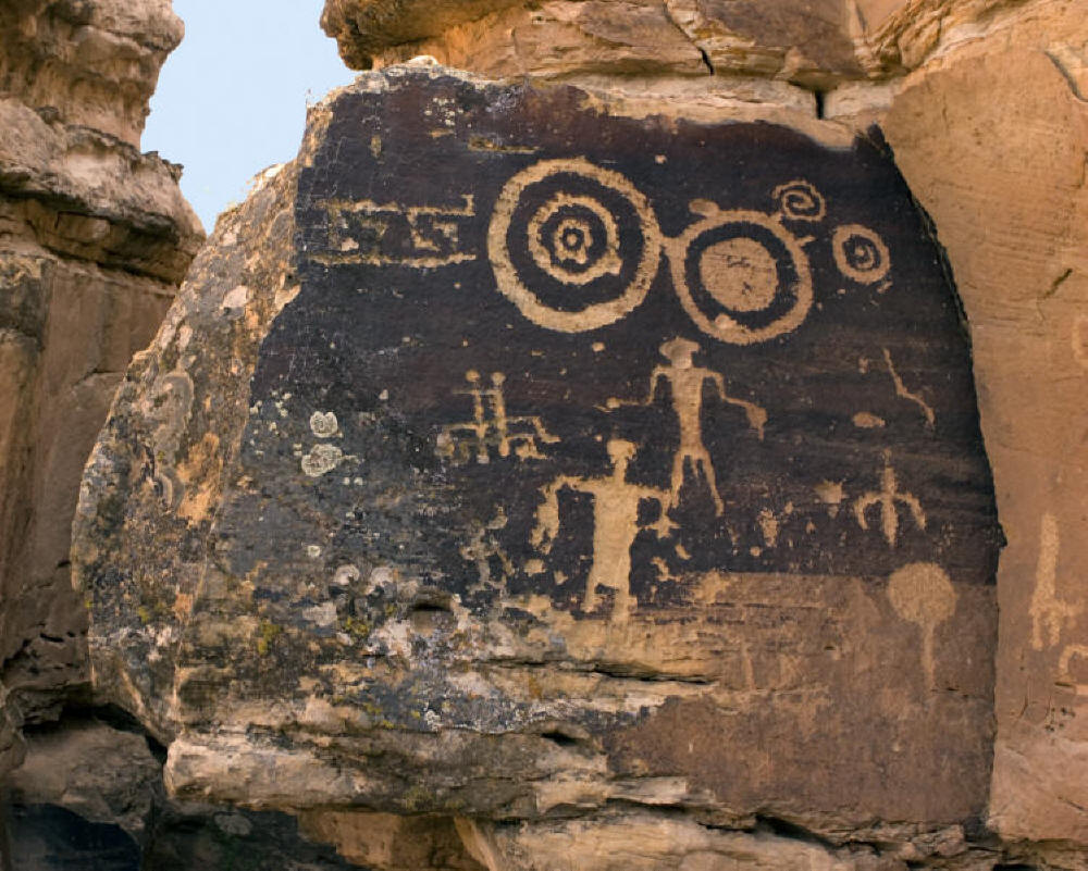 Arte da caverna do Escudo Voador de hopi