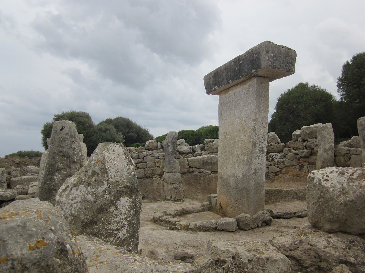 Talayotic monument of Menorca.