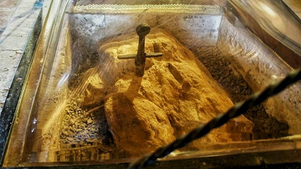The true story behind this 12th century legendary sword in the Stone of San Galgano 1
