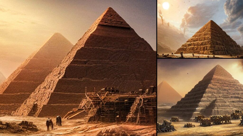 The pyramids of Egypt were built using advanced machinery, an ancient text from 440 BC revealed 8