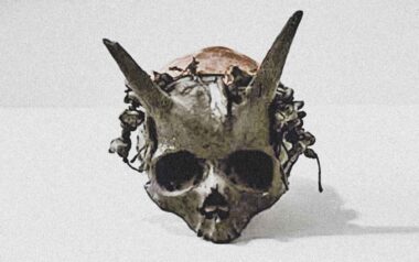 The skeletons were reported to be at or above 7 feet (2.1 meters) in height, possessing skulls that had horn-like protuberances just above the eyebrows.
