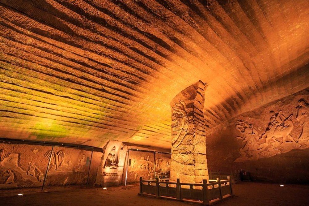 Çin'in antik Longyou Mağaraları 4'deki 'yüksek teknoloji' alet işaretlerinin gizemi