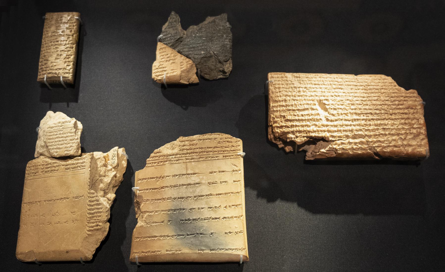 Ancient Assyria clay tablets