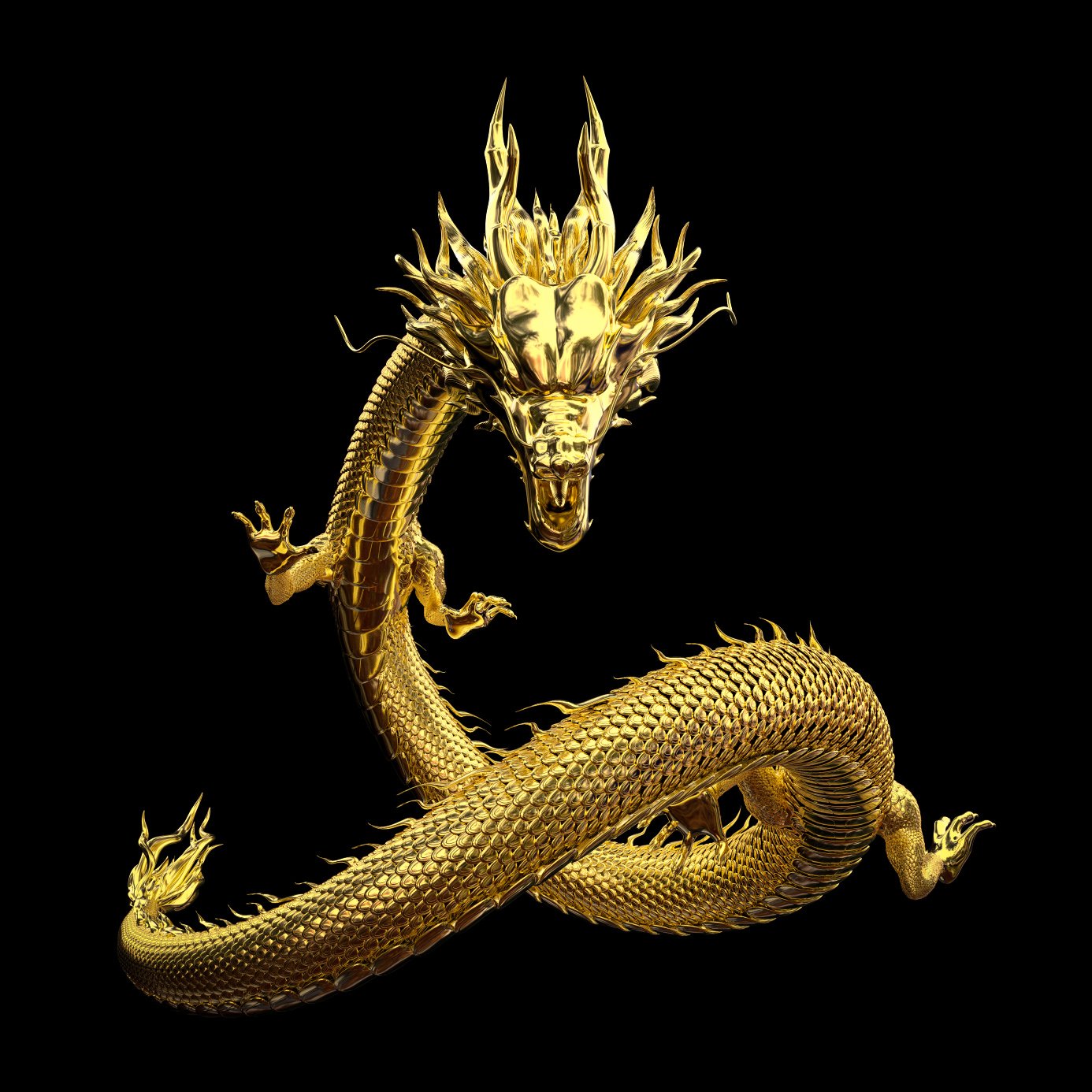 The Chinese dragon, also known as lung, is a legendary creature in Chinese mythology.