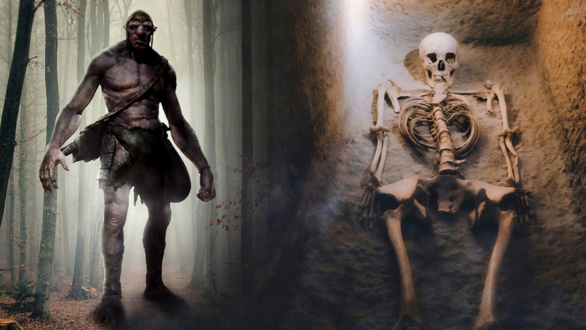 ancient giants skeletons qhov ntxa