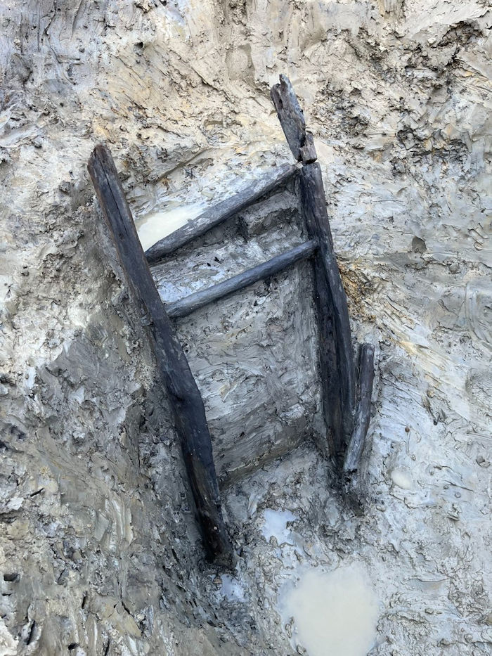 Benda kayu zaman besi yang sangat langka ditemukan di situs berusia 2,000 tahun yang tergenang air di Inggris 3