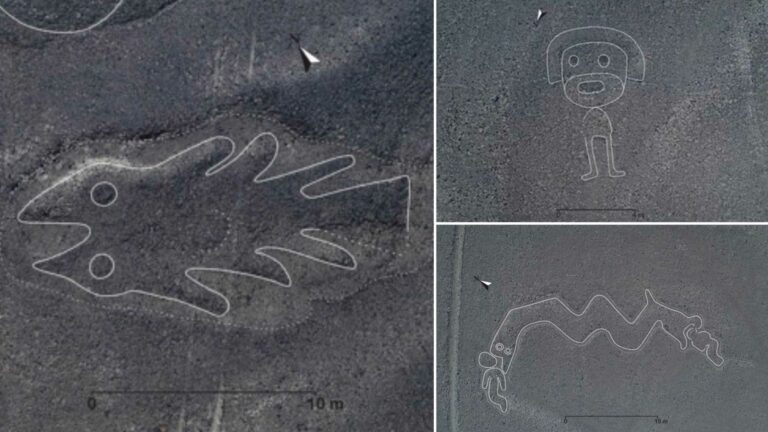 Arheologii au găsit mai mult de o sută de figuri uriașe misterioase în deșertul Nazca 10