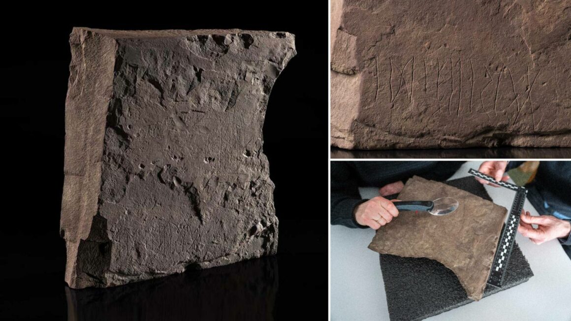 노르웨이에서 발견된 설명할 수 없는 비문이 있는 가장 오래된 알려진 룬스톤 10