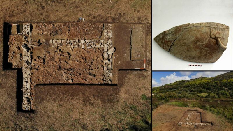 Discovery of the temple of Poseidon located at the Kleidi site near Samikon in Greece 1
