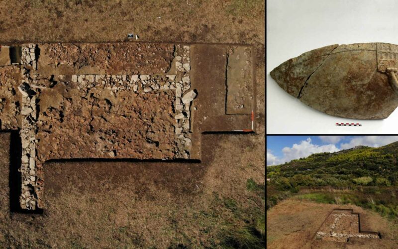 Yunanıstanda Samikon yaxınlığındakı Kleidi yerində yerləşən Poseydon məbədinin kəşfi 4