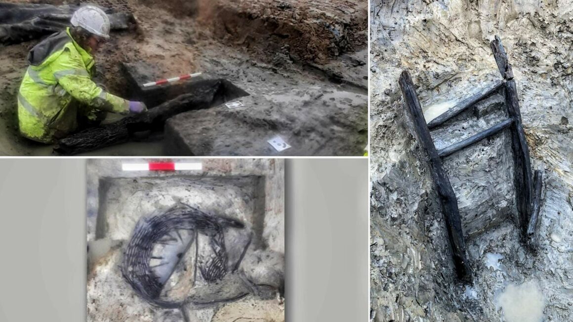 Objek kayu zaman besi yang sangat jarang ditemui di tapak berair berusia 2,000 tahun di UK 12
