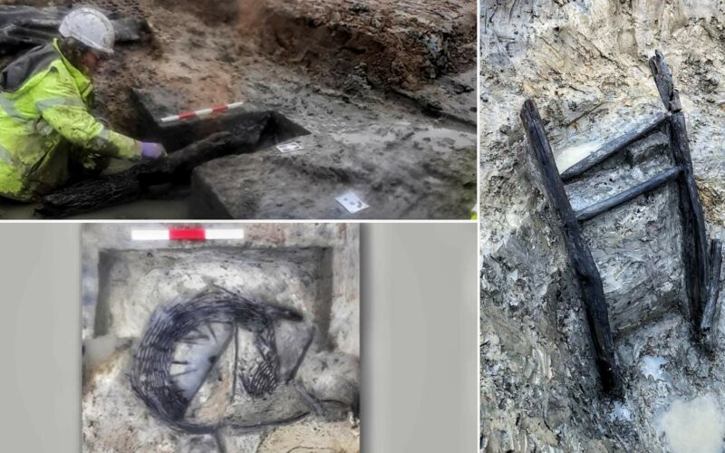 Utroligt sjældne trægenstande fra jernalderen opdaget på et 2,000 år gammelt vandfyldt sted i Storbritannien 5