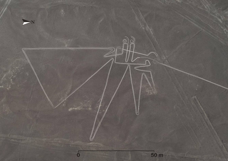 Archäologen hunn méi wéi honnert mysteriéis Risenfiguren an der Nazca Wüst fonnt 3