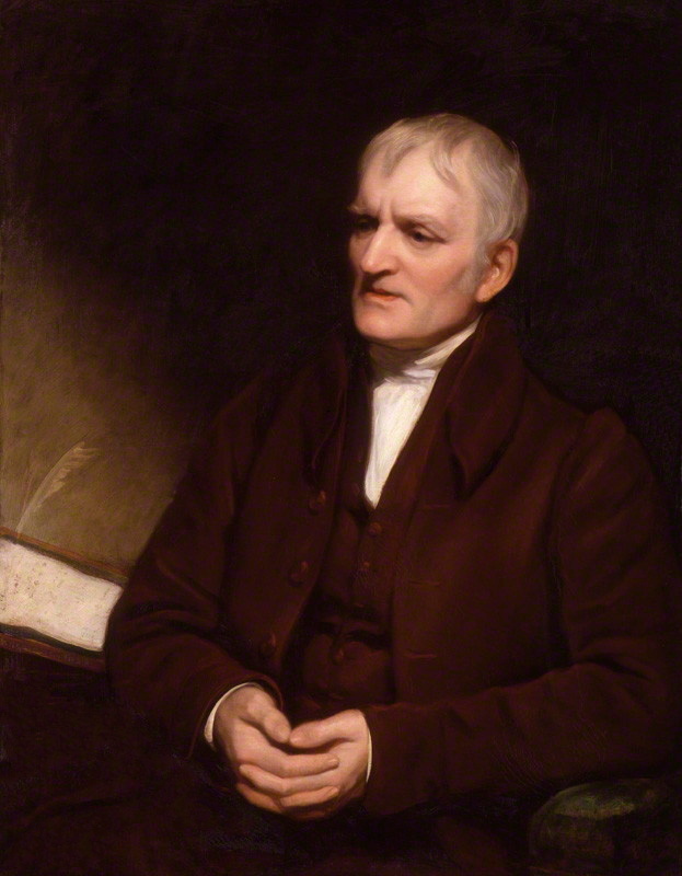 Dalton by Thomas Phillips in 1835.