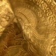 The inscription ‘He is Odin’s man’ is seen in a round half circle over the head of a figure on a golden bracteate unearthed in Vindelev, Denmark in late 2020. Scientists have identified the oldest-known reference to the Norse god Odin on a gold disc unearthed in western Denmark.