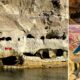 Řeka Eufrat vyschla starověké místo