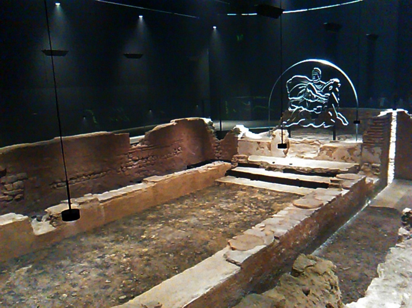 Ruins of the Temple of Mithraeum in London