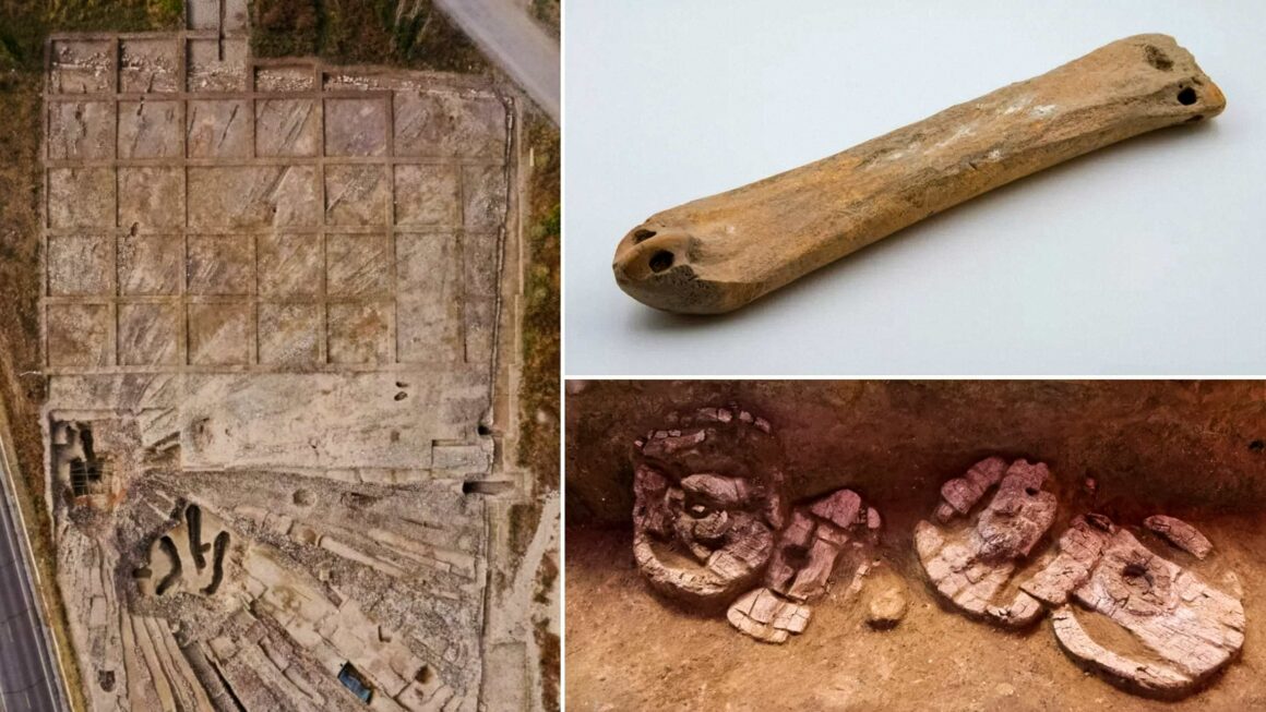 Brusle z doby bronzové vyrobené z kostí nalezených v Číně 9