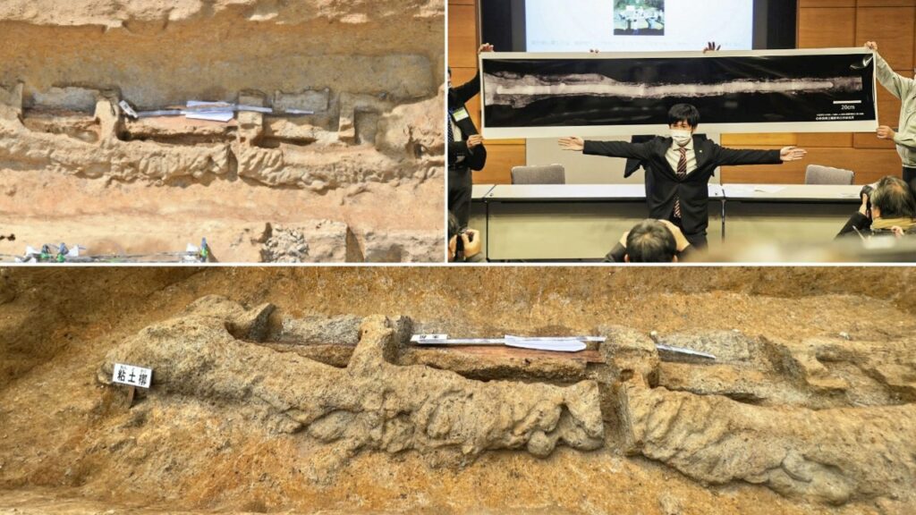 1,600-year-old demon-slaying mega sword unearthed in Japan 1