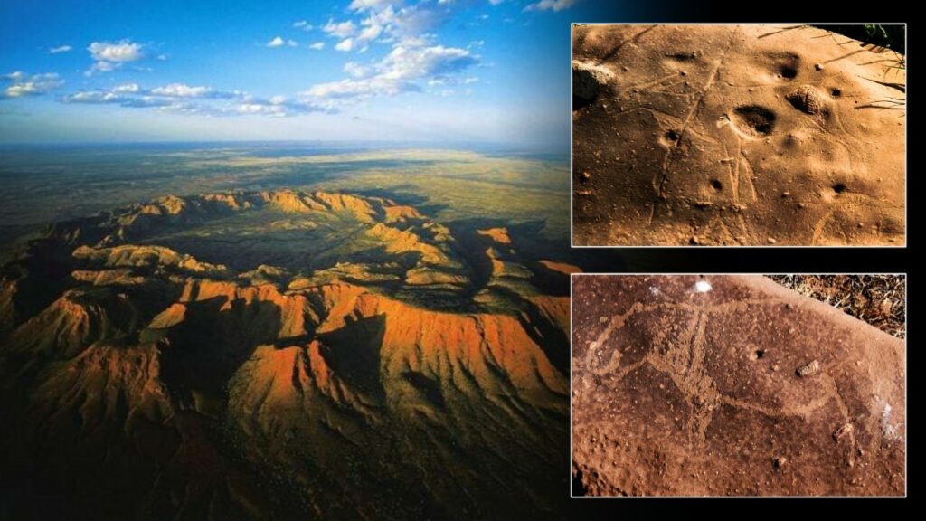 Strange 8,000-year-old rock carvings in the world's largest asteroid crater 6