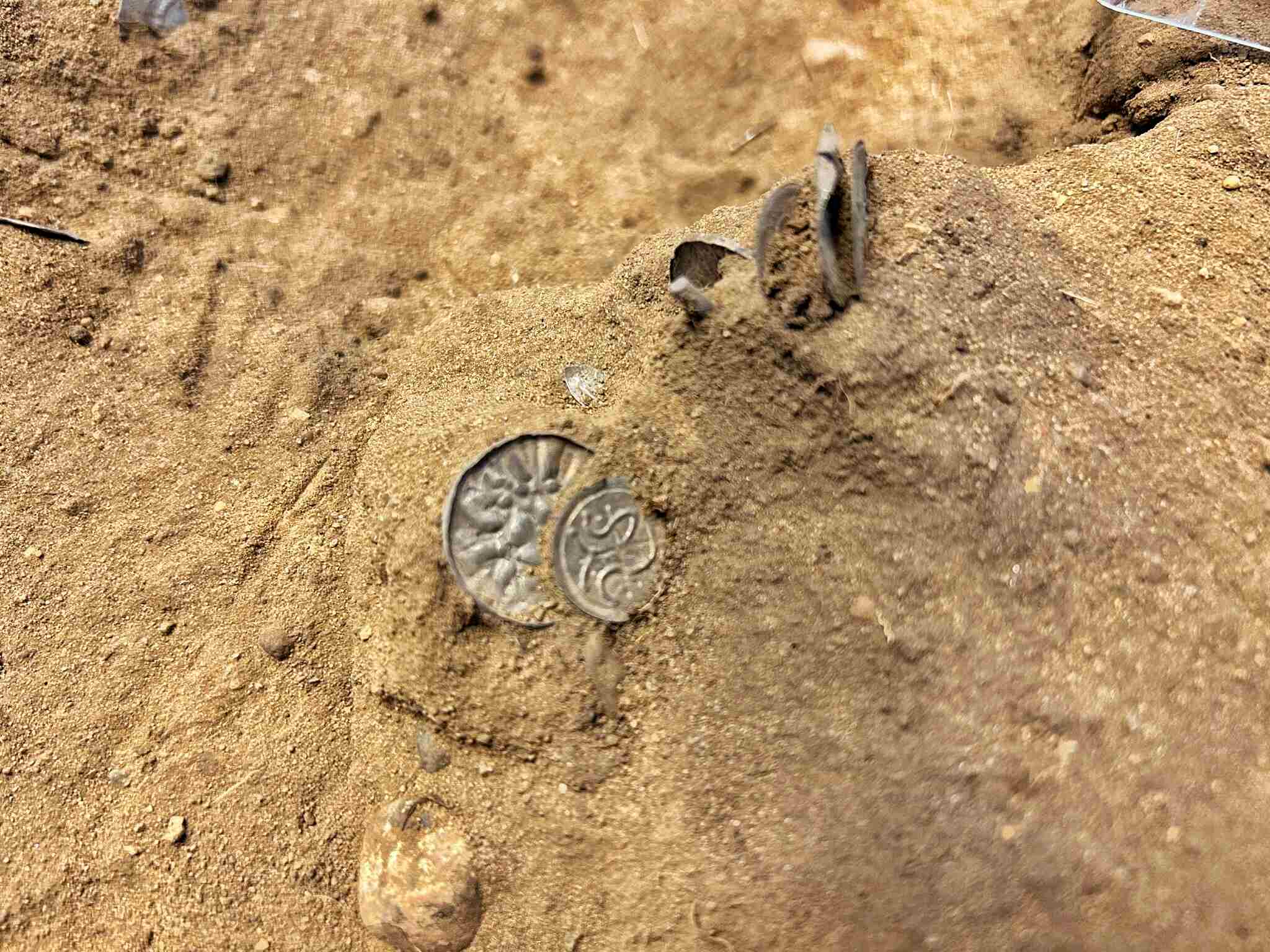 Doppelter Schatz eines Wikingerschatzes in der Nähe der Festung von Harald Blauzahn in Dänemark entdeckt 2