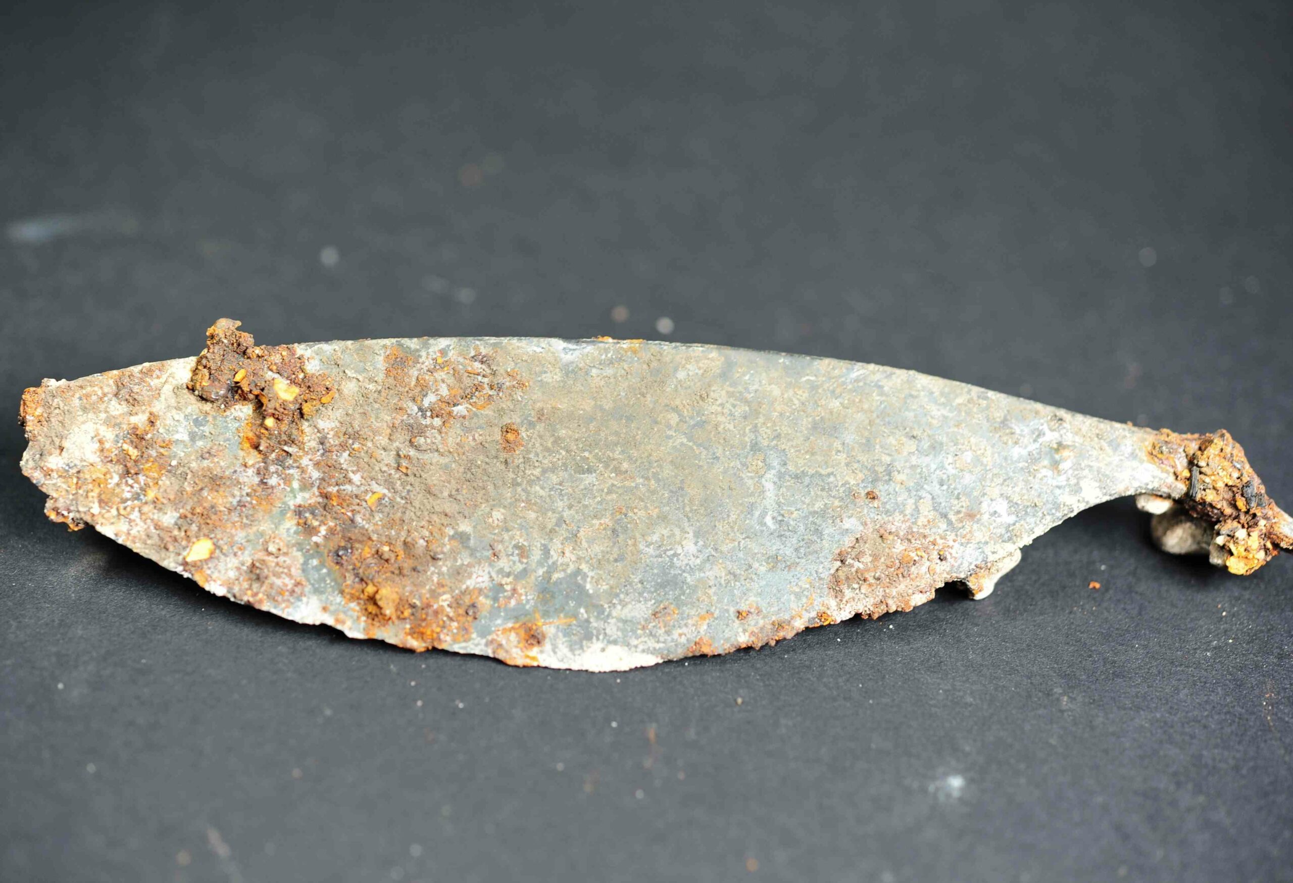 2,300 let stare škarje in "zložen" meč odkrili v keltski kremirani grobnici v Nemčiji 4