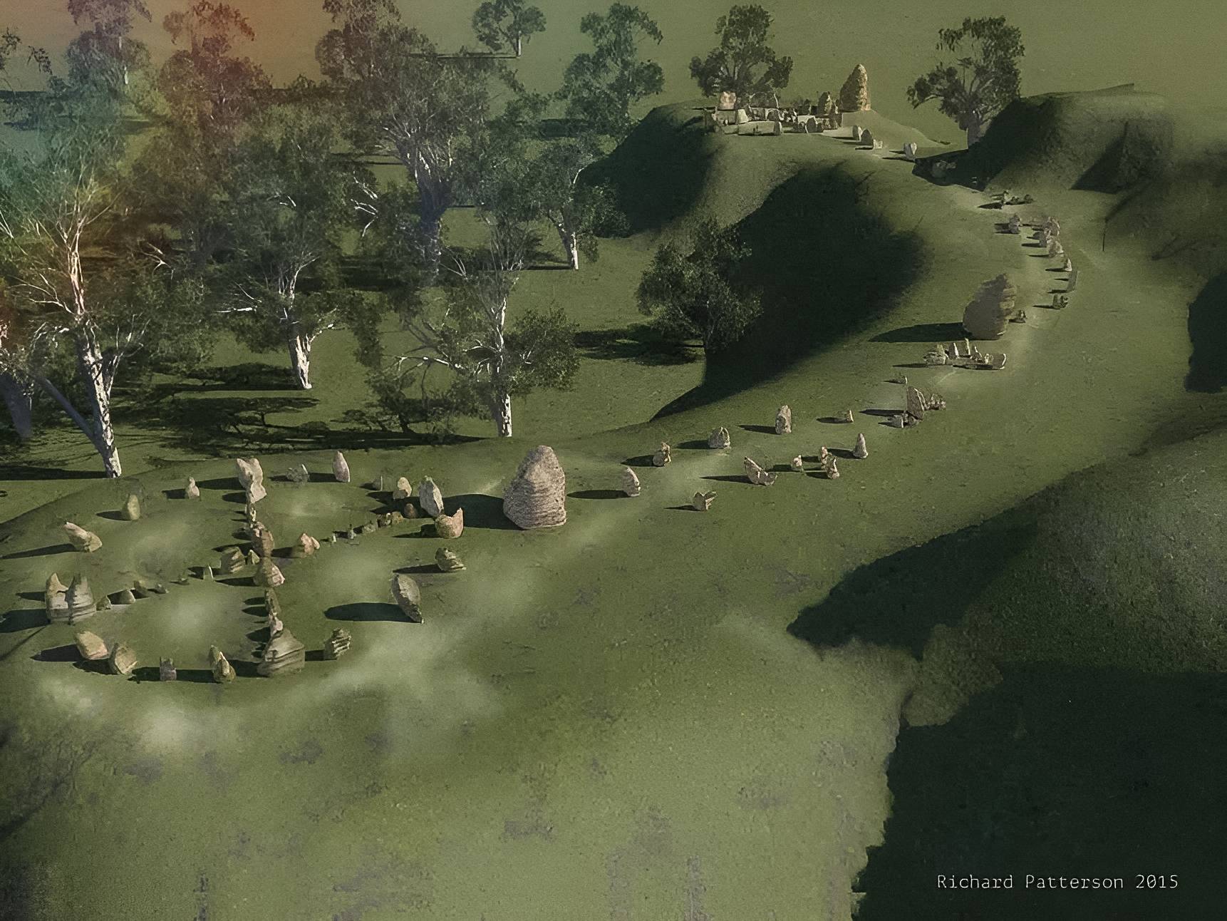 Batu Henge prasejarah di Australia anu tiasa ngaktipkeun sadaya situs suci anu sanés! 1