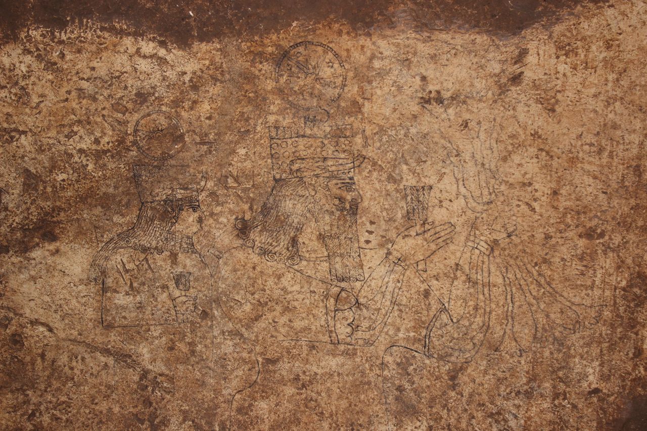 An unexpected discovery has revealed rare Neo-Assyrian artwork in hidden tunnel, Turkey 3