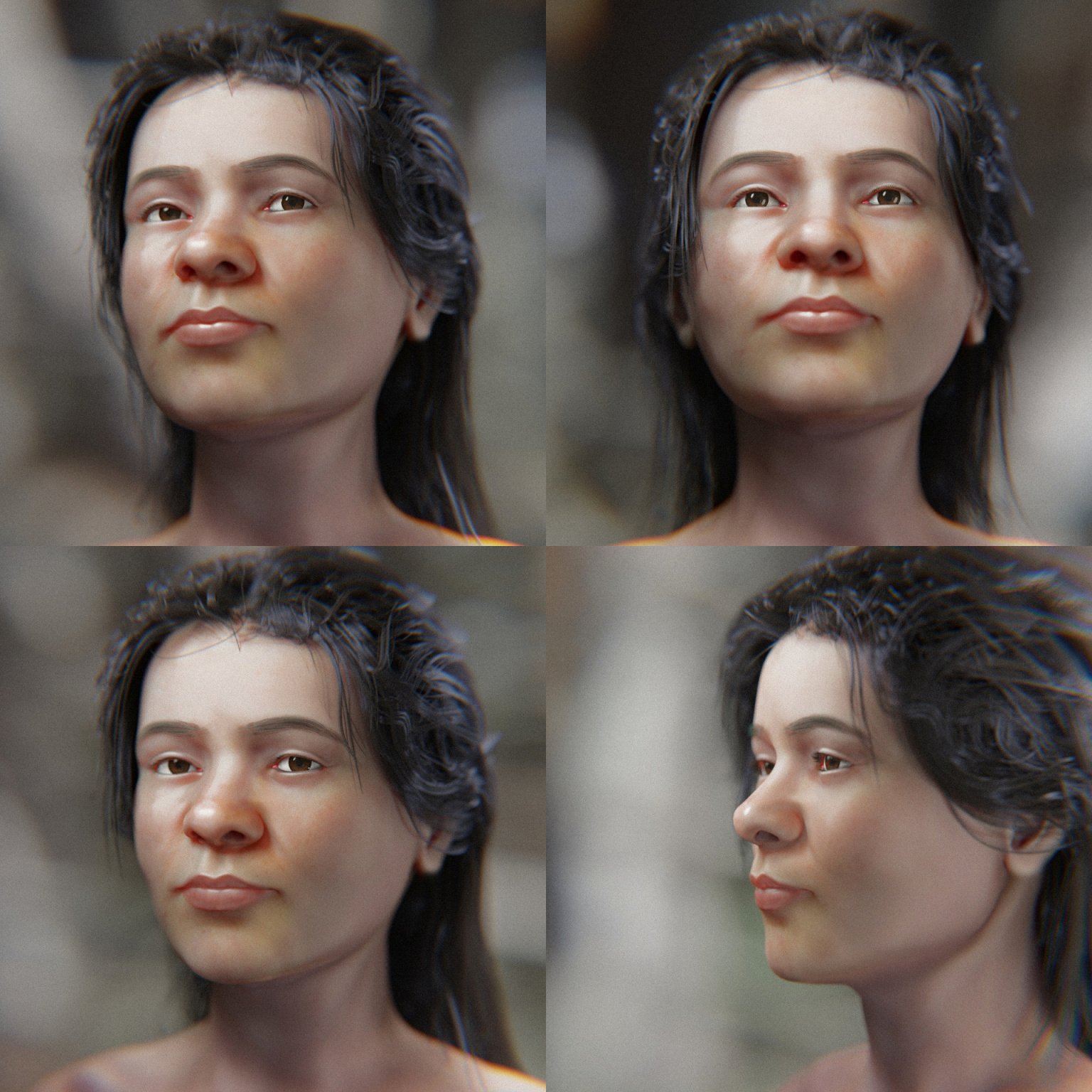 Facial close-ups if ava