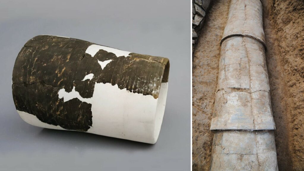 Sistema de drenaje de tubería de cerámica de 4,000 años de antigüedad en China